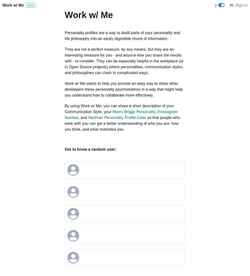Zrzut ekranu workwithme.app