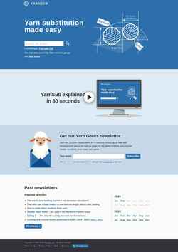 Snímek obrazovky yarnsub.com