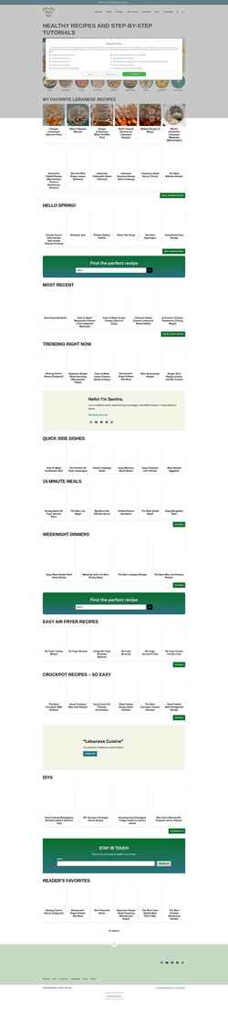 Screenshot www.alphafoodie.com