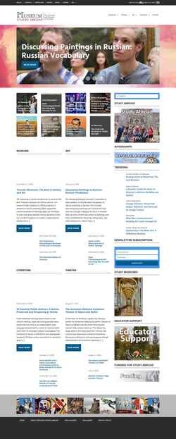 Screenshot museumstudiesabroad.org