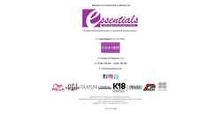 Screenshot www.essentialsuk.com