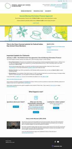 Zrzut ekranu indiandayschools.com