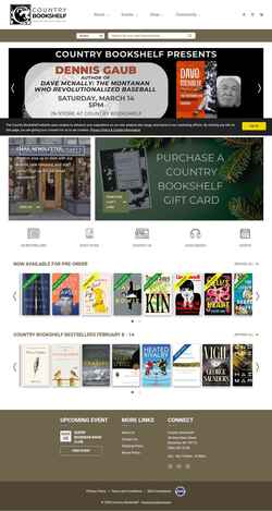 Captură de ecran countrybookshelf.com