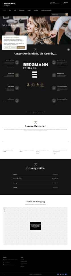 Screenshot bergmann-friseure.com