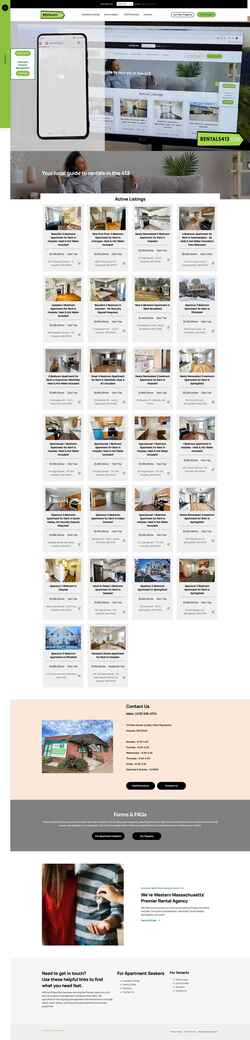 Screenshot rentals413.com