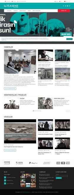 Screenshot www.hasene.org