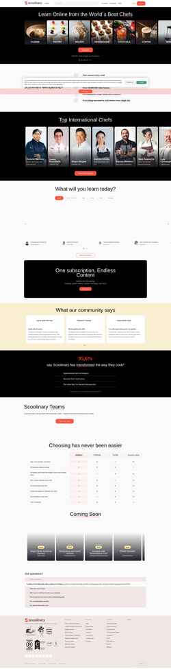 Screenshot www.scoolinary.com