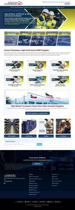 Screenshot www.thehouseofhardware.com