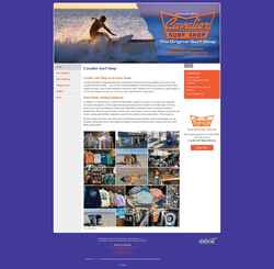 Screenshot cavaliersurfshop.com