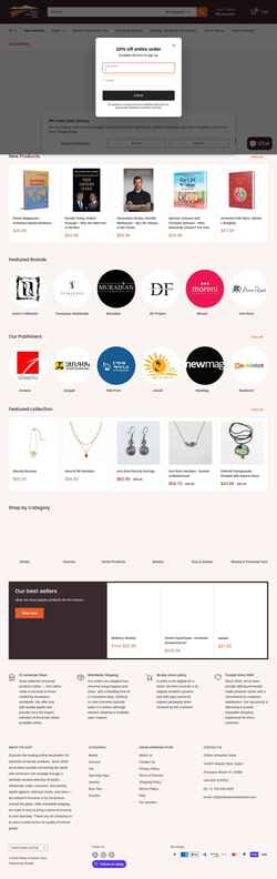 Captură de ecran onlinearmenianstore.com