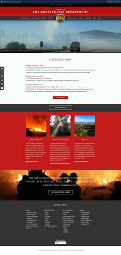 Skjermdump lafd.org