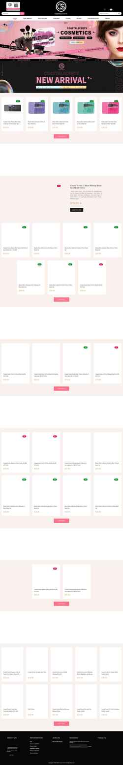 Снимак екрана coastalscents.com