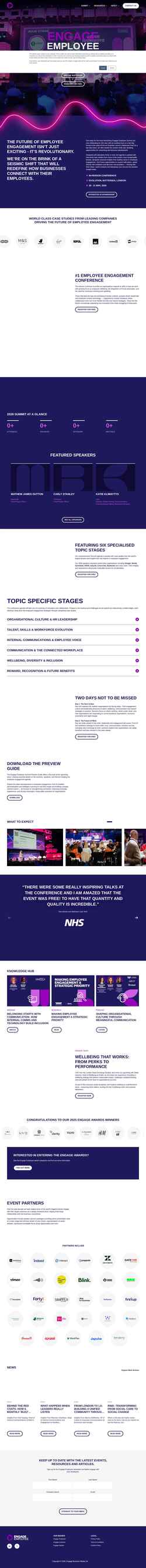 Снимак екрана www.engageemployee.com