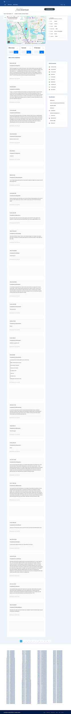 Snímek obrazovky ip-address-lookup-v4.com