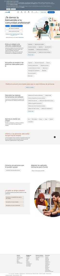 Snímek obrazovky uy.linkedin.com