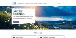 Snímek obrazovky arctic-council.org