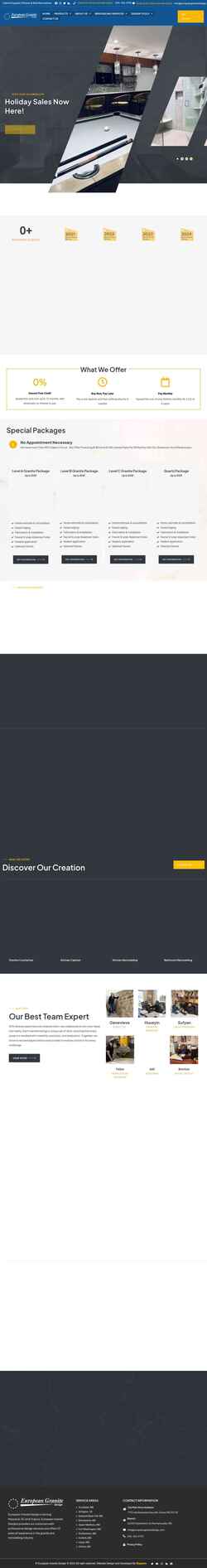 Screenshot europeangranitedesign.com