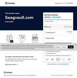 Скриншот swagvault.com