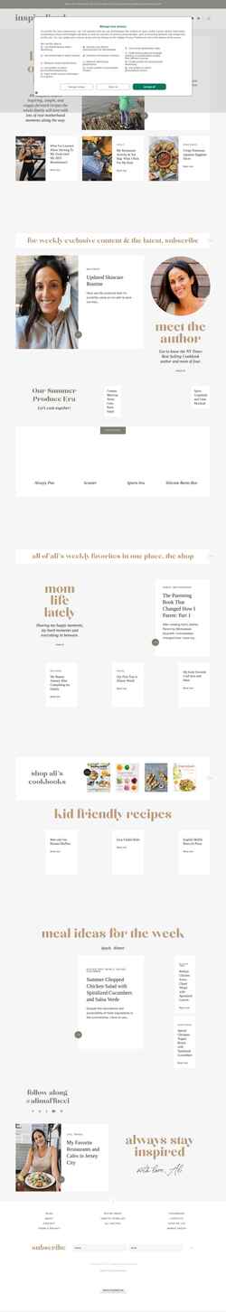 Ekrānuzņēmums inspiralized.com