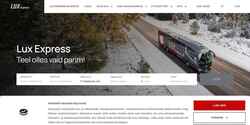 スクリーンショット luxexpress.eu