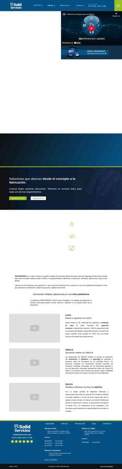 Screenshot www.plataforma3dexperience.com