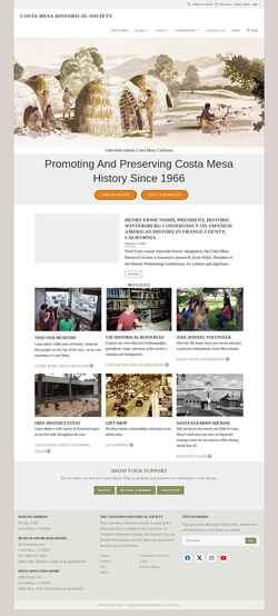 Screenshot costamesahistory.org