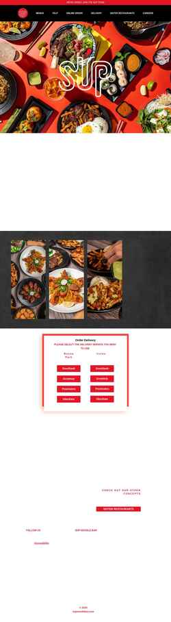 Screenshot www.supnoodlebar.com