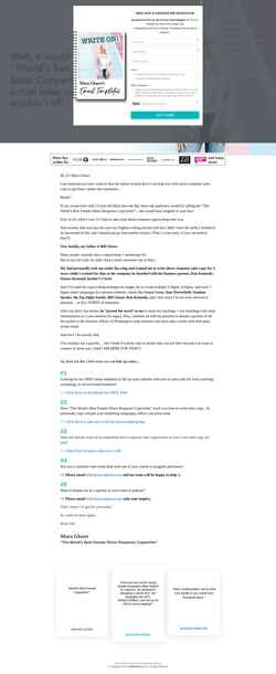 Screenshot www.maraglazer.com