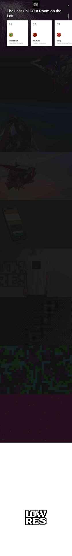 Screenshot www.lowres.com