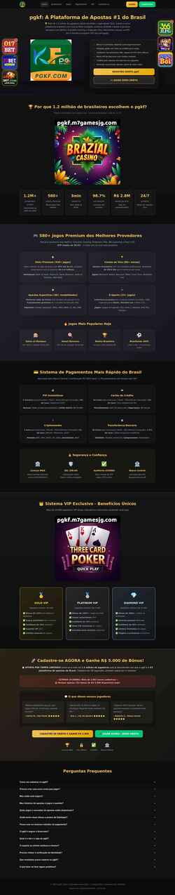 Screenshot pgkf.m7gamesjg.com