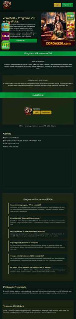 Screenshot coroa520.6745da.com