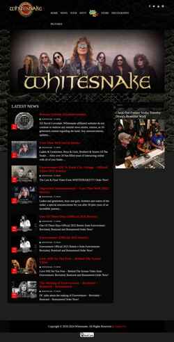 Skærmbillede whitesnake.com