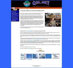Skjermdump admin.qsl.net