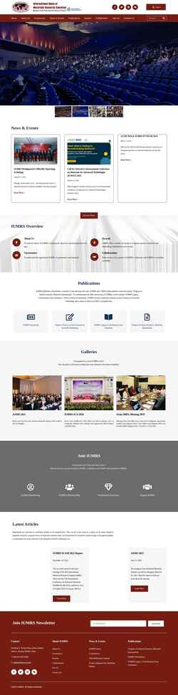 Screenshot iumrs.org