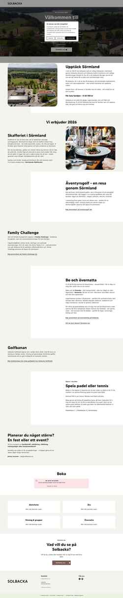 Screenshot solbacka.se