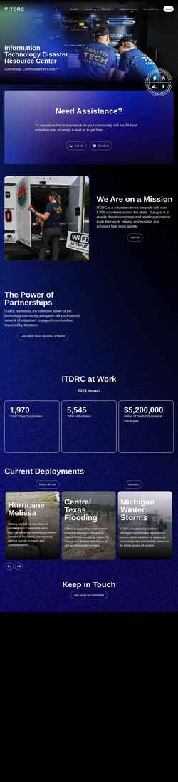 Screenshot www.itdrc.org
