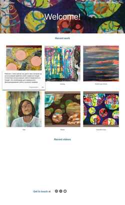 Screenshot www.tracyhurley.com