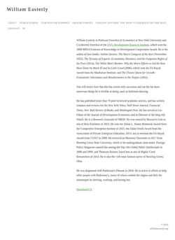 Screenshot www.williameasterly.org
