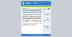 Screenshot www.cactuscode.org