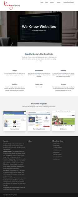 Screenshot www.klongdesigns.com