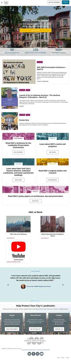 Captură de ecran hdc.org