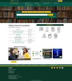 Ekrānuzņēmums library.ndsu.edu