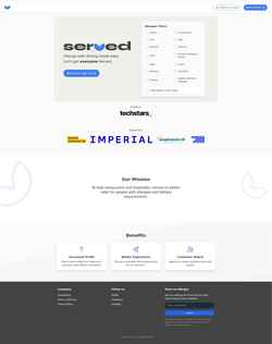 Screenshot app.served-app.com