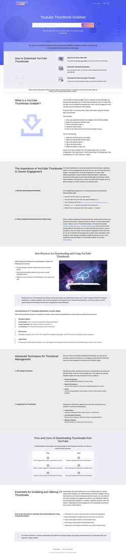 Screenshot thumbnailsgrabber.com