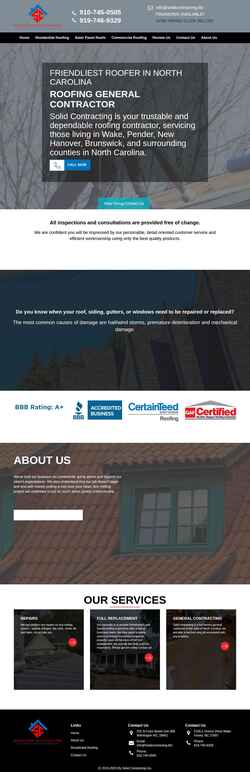 Screenshot solidcontracting.biz