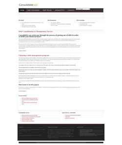 Screenshot consolidebtllc.com