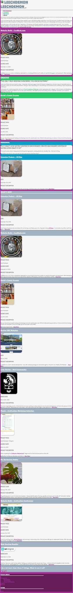 Screenshot www.leechdemon.com