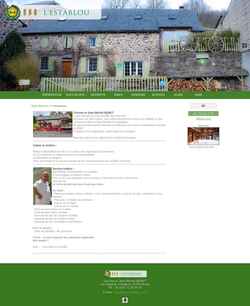 Screenshot www.gite-establou.com