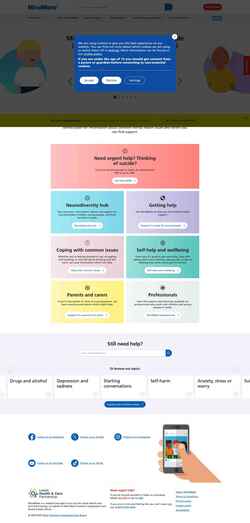 Captură de ecran mindmate.org.uk