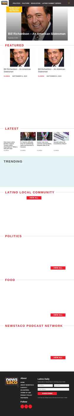 Screenshot newstaco.com